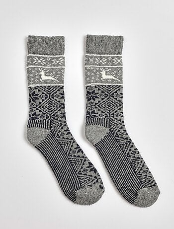 Chaussettes chaudes avec laine