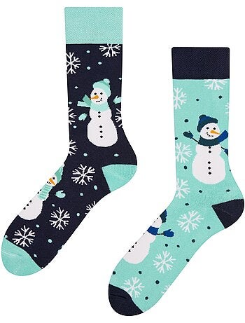 Chaussettes Chaudes Bonhomme de Neige Joyeux