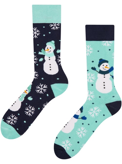 Chaussettes Chaudes Bonhomme de Neige Joyeux - Kiabi