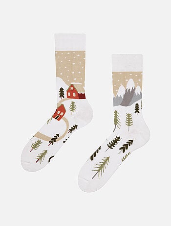 Chaussettes Chaudes Dedoles Paysage de Neige