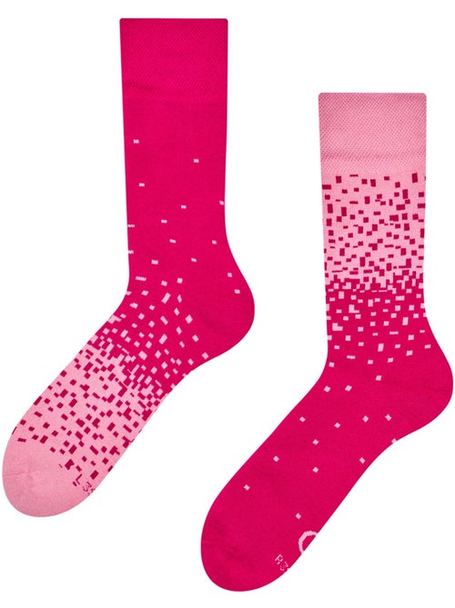 Chaussettes Chaudes Du Rose Foncé Au Rose Clair - Kiabi