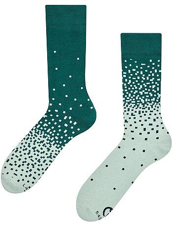 Chaussettes Chaudes Du Vert Foncé Au Vert Clair