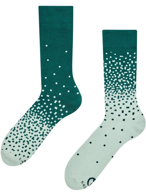 Chaussettes Chaudes Du Vert Foncé Au Vert Clair - Kiabi