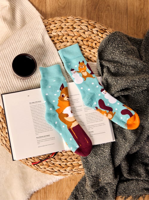 Chaussettes Chaudes Écureuil d'Hiver - Kiabi