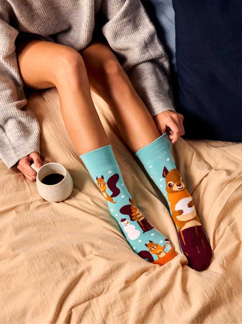 Chaussettes Chaudes Écureuil d'Hiver - Kiabi