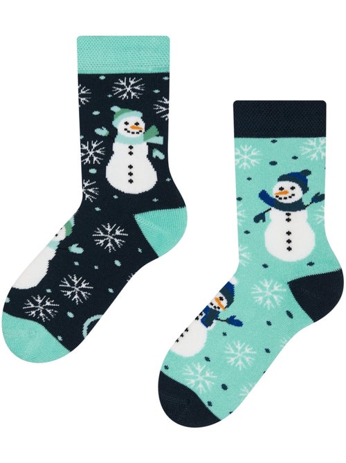 Chaussettes Chaudes Enfants Bonhomme de Neige Joyeux - Kiabi Chaussettes Chaudes Enfants Bonhomme de Neige Joyeux - Kiabi