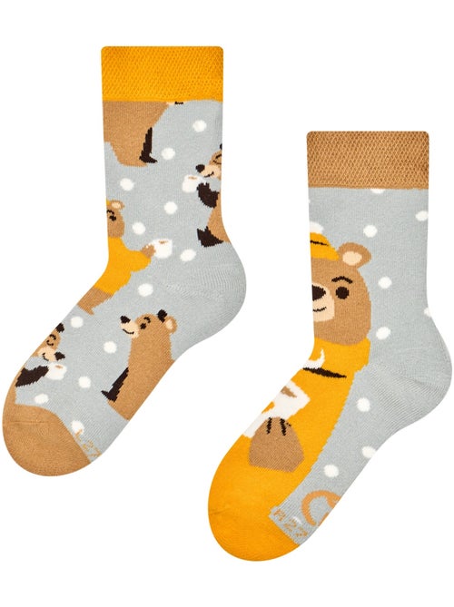 Chaussettes Chaudes Enfants Les Ours Prennent Le Thé - Kiabi