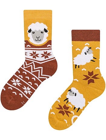 Chaussettes Chaudes Enfants Mouton dans un Pull
