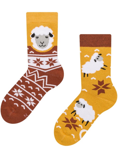 Chaussettes Chaudes Enfants Mouton dans un Pull - Kiabi