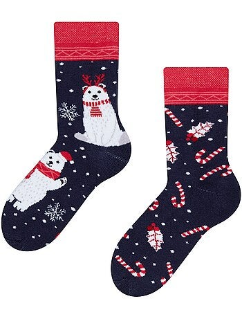 Chaussettes Chaudes Enfants Noël Ours Polaires