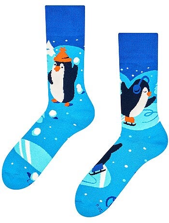 Chaussettes Chaudes Manchots Patineurs