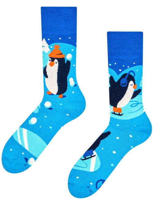 Chaussettes Chaudes Manchots Patineurs - Kiabi Chaussettes Chaudes Manchots Patineurs - Kiabi