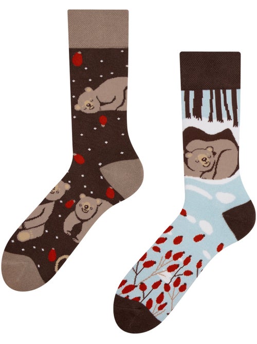 Chaussettes Chaudes Ours en Hiver - Kiabi
