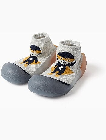 Chaussettes-chaussons avec imprimé super-héros