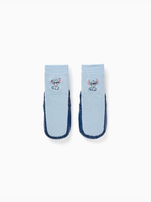 Chaussettes-chaussons avec semelle antidérapante et Stitch - Kiabi Chaussettes-chaussons avec semelle antidérapante et Stitch - Kiabi