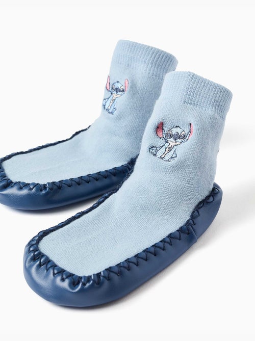 Chaussettes-chaussons avec semelle antidérapante et Stitch - Kiabi Chaussettes-chaussons avec semelle antidérapante et Stitch - Kiabi