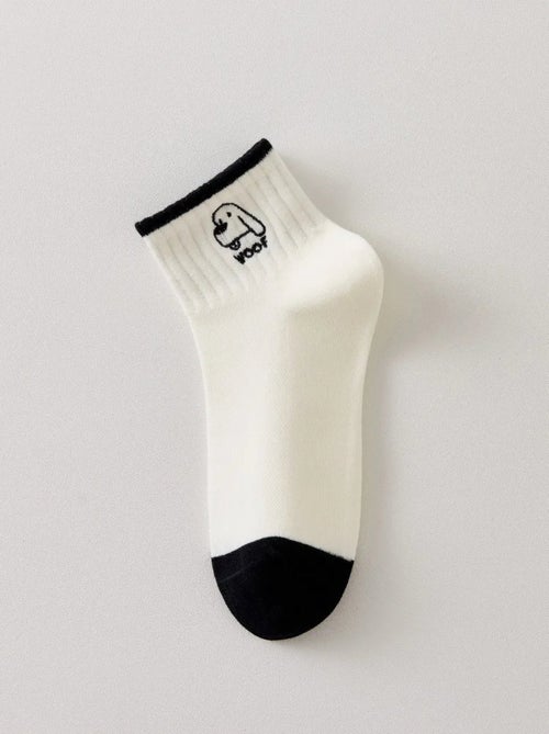 Chaussettes Chien Noir & Blanc - Kiabi