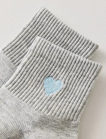 Chaussettes Coeur Bleu