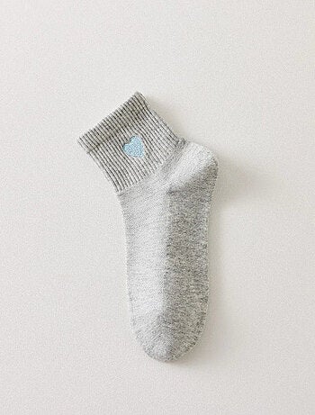 Chaussettes Coeur Bleu