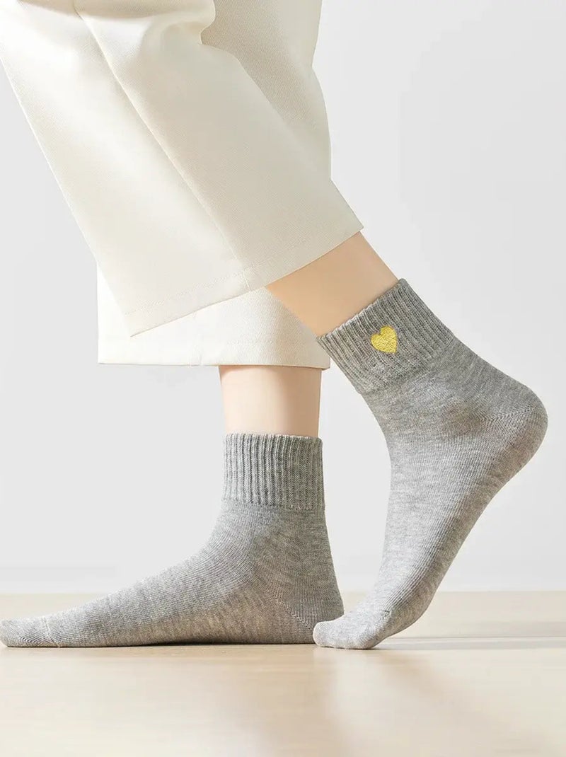 Chaussettes Coeur Doré Longue | Titeschaussettes Gris clair - Kiabi