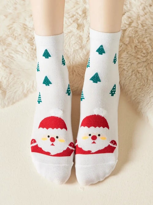 Chaussettes Coeur Noël | Titeschaussettes - Kiabi