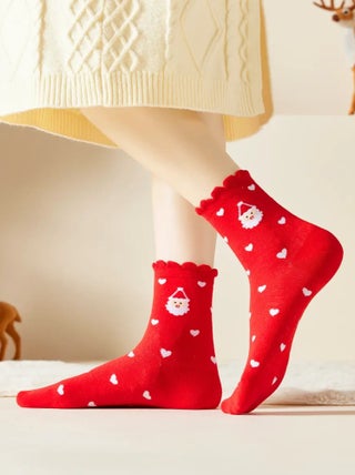 Chaussettes Coeur Noël | Titeschaussettes
