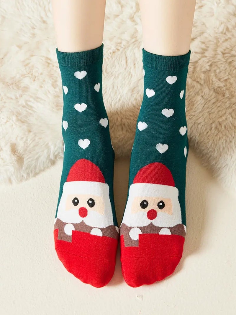 Chaussettes Coeur Noël | Titeschaussettes Vert - Kiabi