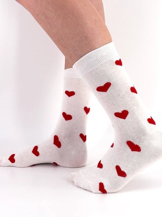 Chaussettes Coeur Rouge | Titeschaussettes