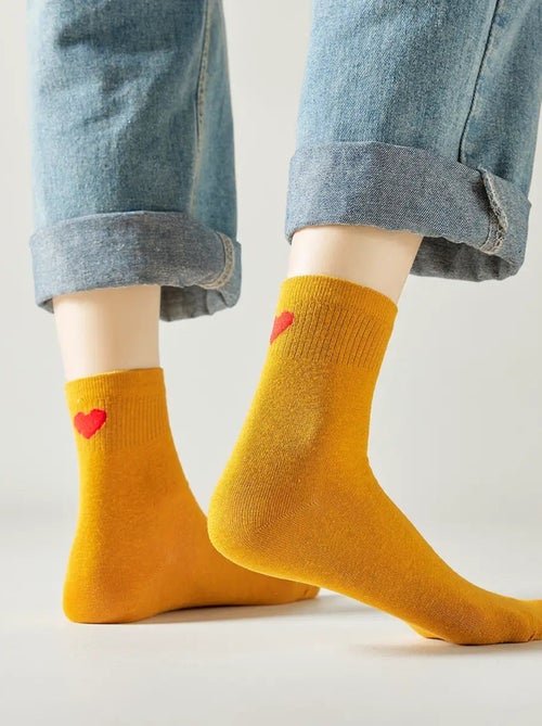 Chaussettes Coeur Talon Long  | Titeschaussettes - Kiabi