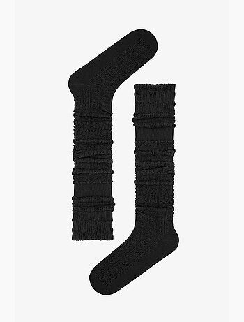 Chaussettes colosio mi-hautes à motif ajouré penti