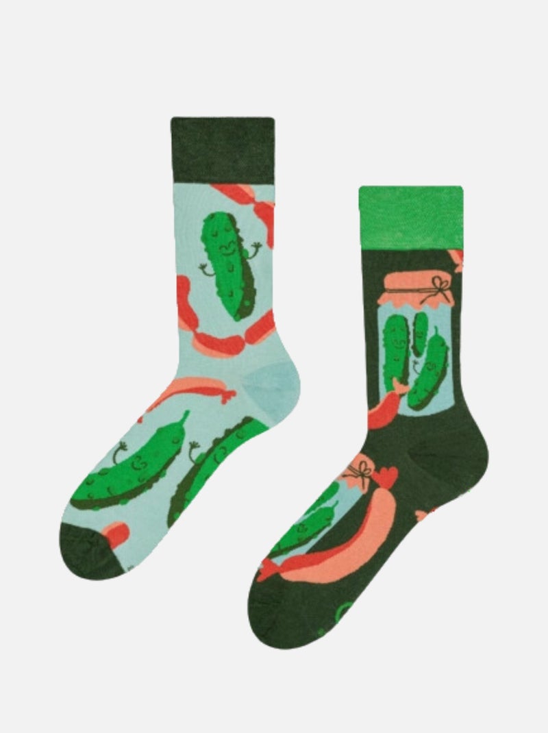 Chaussettes Cornichons Vert - Kiabi