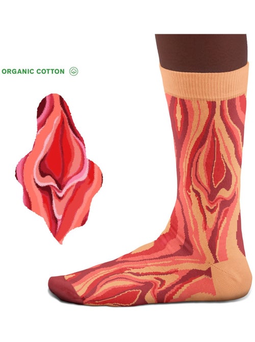 Chaussettes Coton Bio Vulves - Kiabi