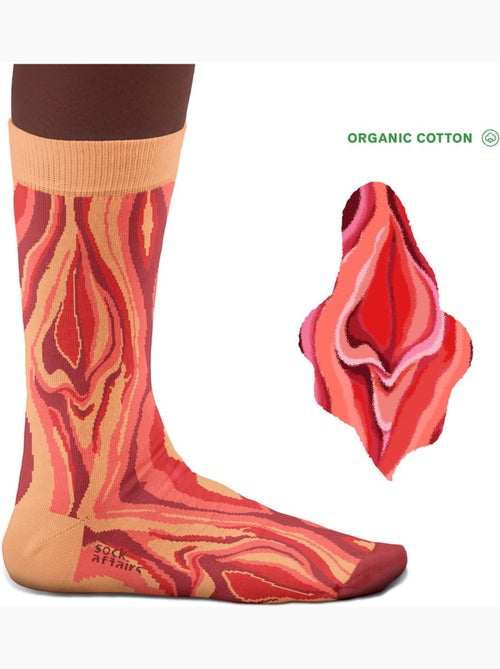 Chaussettes Coton Bio Vulves - Kiabi