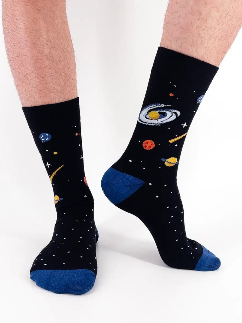 Chaussettes Coton Espace | Titeschaussettes Noir - Kiabi
