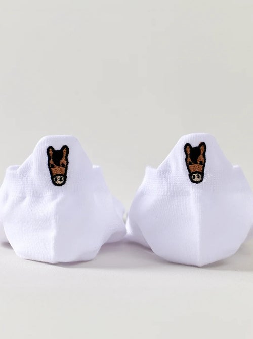 Chaussettes Coton Languette Cheval | Titeschaussettes - Kiabi