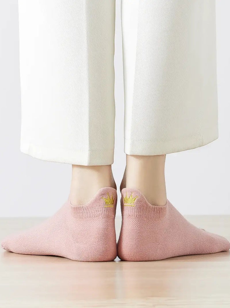 Chaussettes Coton Languette Princesse | Titeschaussettes Rose - Kiabi