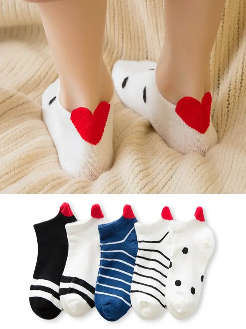 Chaussettes Coup de Coeur enfant (Lot x5) | Titeschaussettes Multicolore - Kiabi