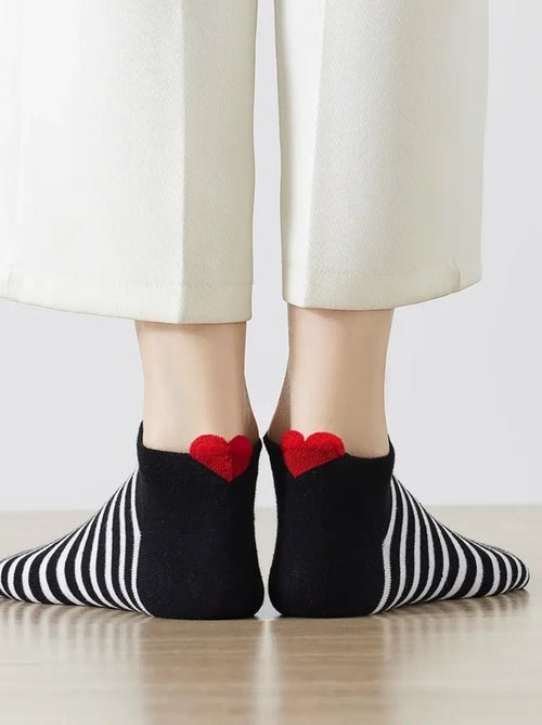 Chaussettes Coup de Coeur Marine | Titeschaussettes - Kiabi