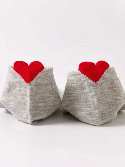Chaussettes Coup de Coeur Unies - Kiabi