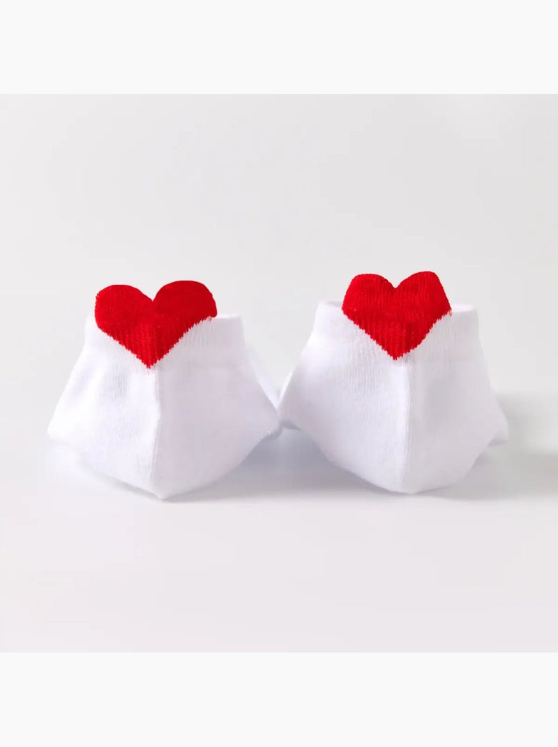 Chaussettes Coup de Coeur Unies Rose - Kiabi