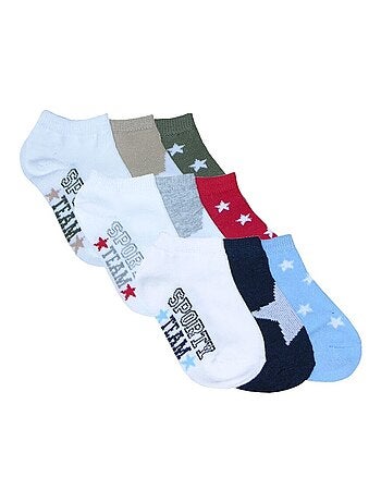 Chaussettes Courtes Bébé Motifs Lot de 9