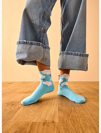 Chaussettes Courtes Cutecore Amour Dans L'Air