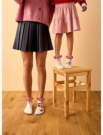 Chaussettes Courtes Cutecore Cerises
