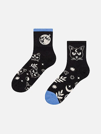 Chaussettes courtes Dedoles Chat et Lune