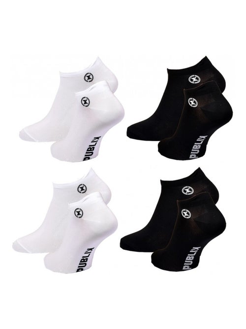 Chaussettes Courtes femme NO PUBLIK - Pack de 4 - Kiabi