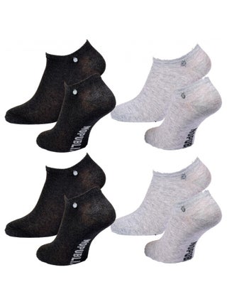 Chaussettes Courtes femme NO PUBLIK - Pack de 4