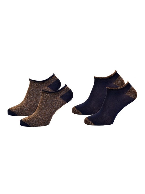 Chaussettes Courtes femme TWINDAY - Pack de 4 - Kiabi