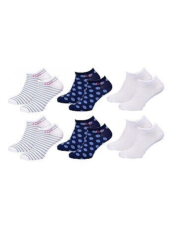 Chaussettes Courtes femme TWINDAY - Pack de 6