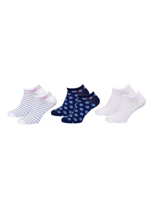 Chaussettes Courtes femme TWINDAY - Pack de 6 - Kiabi