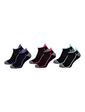 Chaussettes Courtes femme TWINDAY - Pack de 6